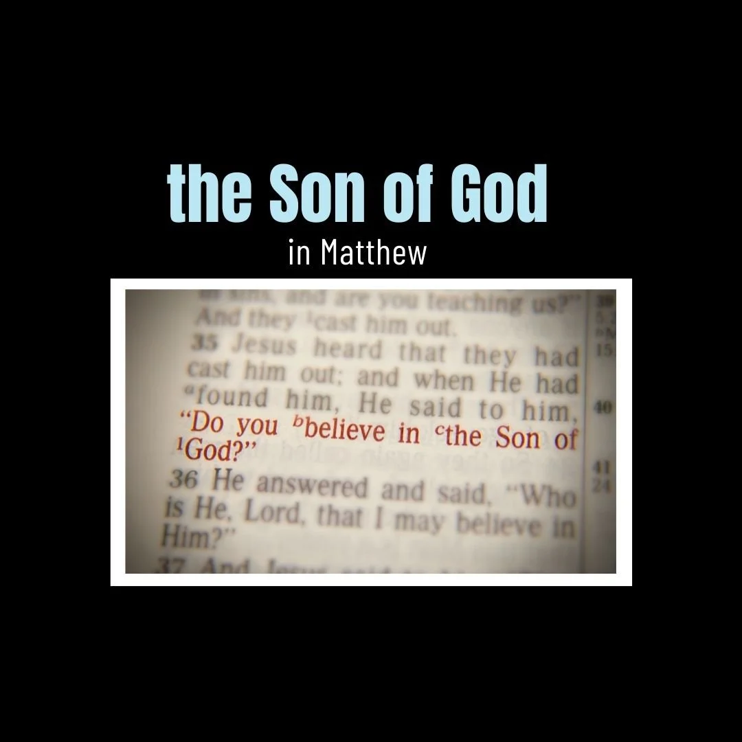 The Son of God (in Matthew) — Living Hope Fellowship