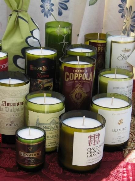 Check out more wine bottle candle inspiration here.
