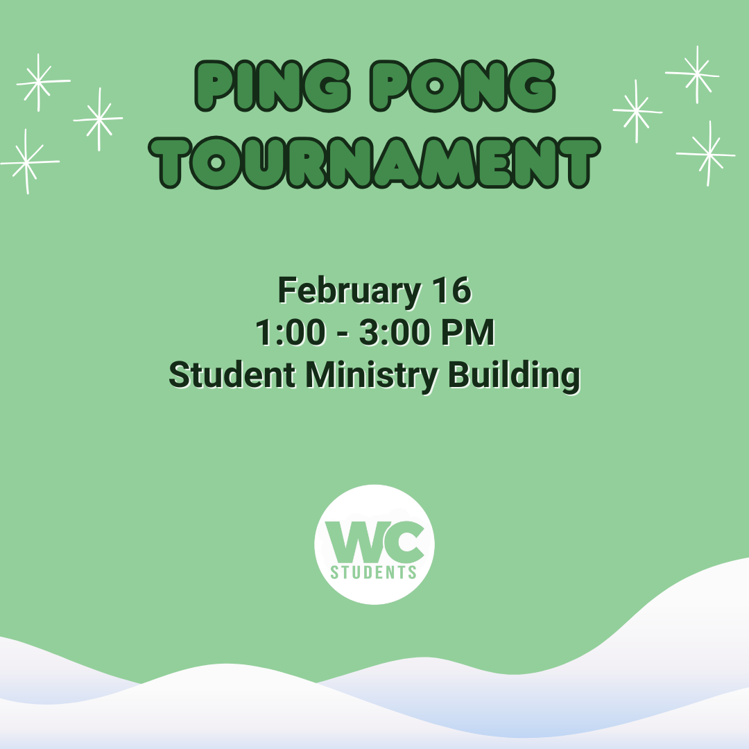 WC Students: Ping Pong Tournament
