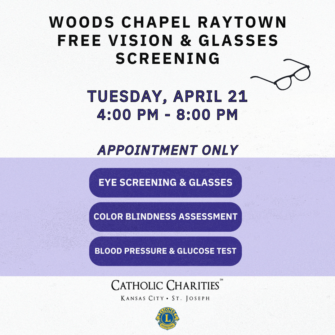 Woods Chapel Raytown: Free Vision &amp; Eyeglass Screening