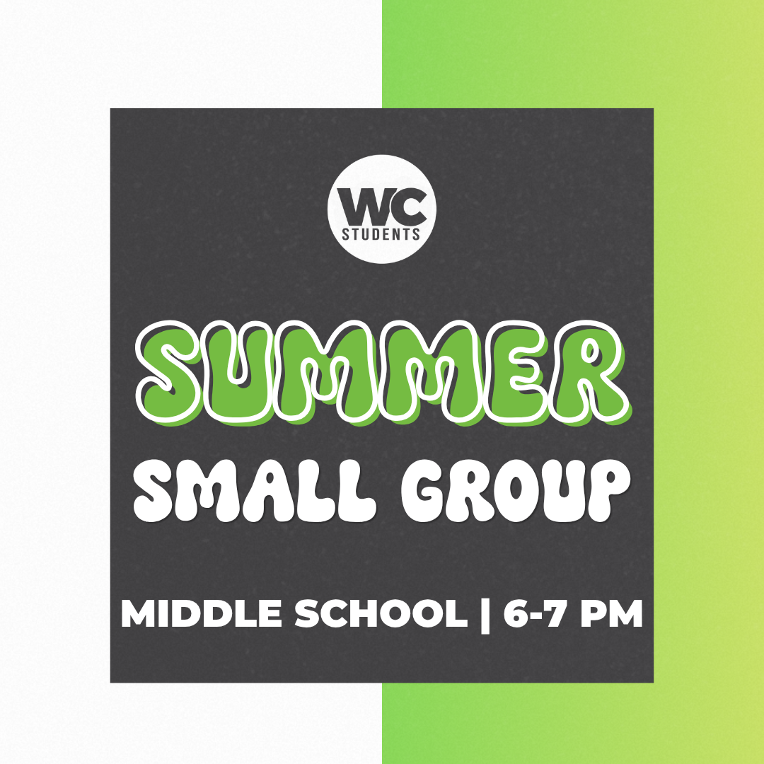 Middle School Summer Small Group