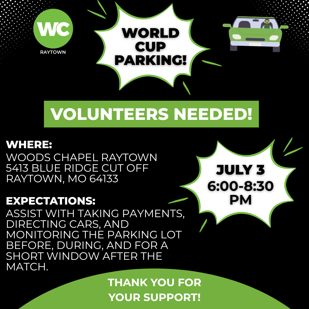 WC Raytown: World Cup Serving OPPORTUNITY