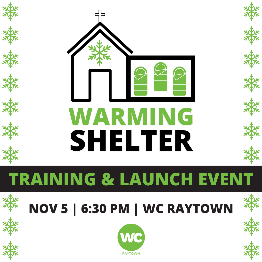 WC RAYTOWN: WARMING SHELTER TRAINING & LAUNCH EVENT