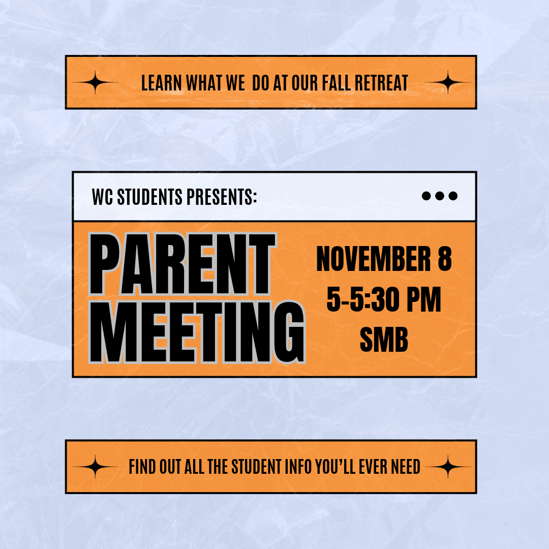 WC Students: Fall Parent Meeting