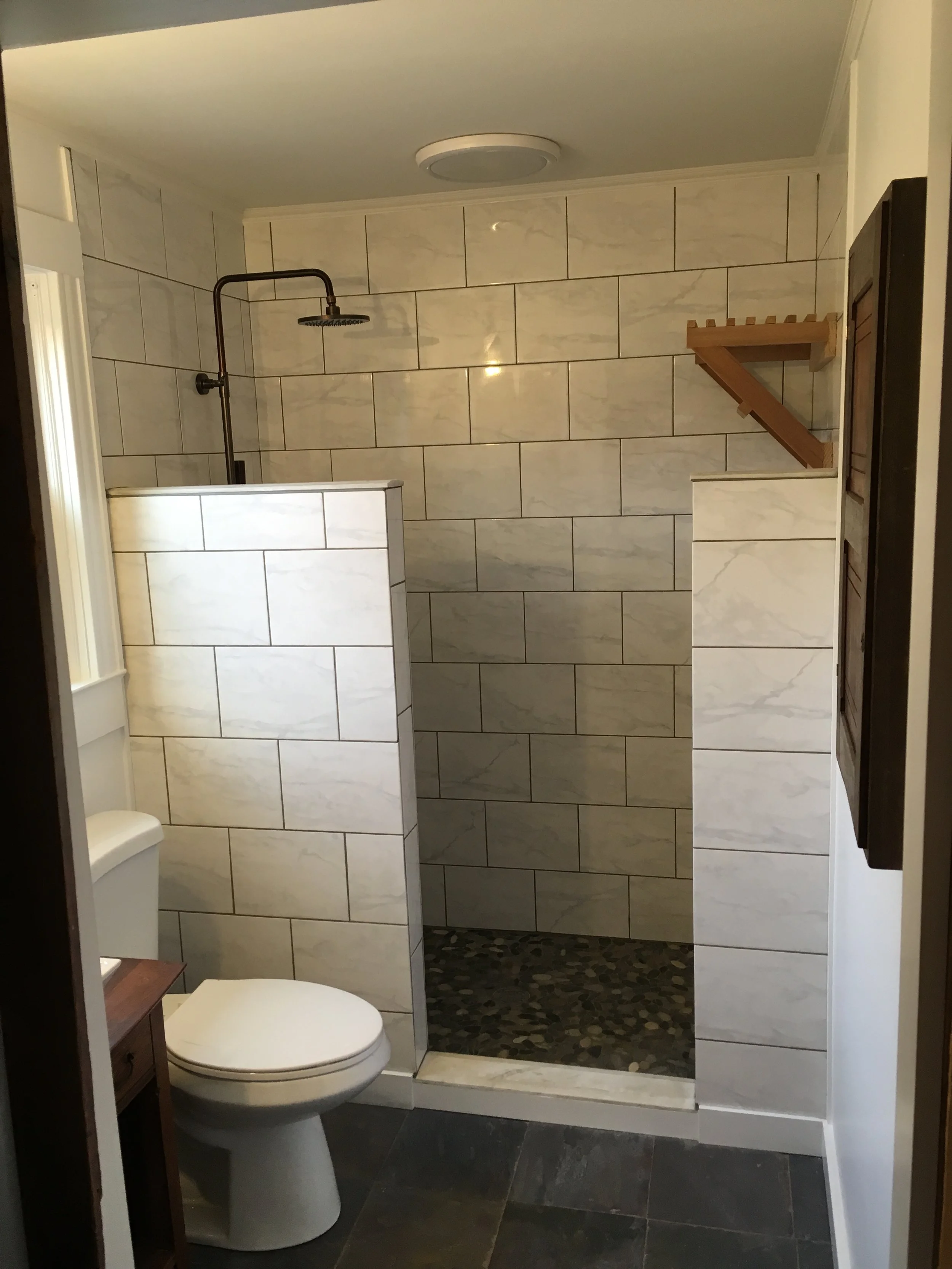 Clean, modern bathroom update