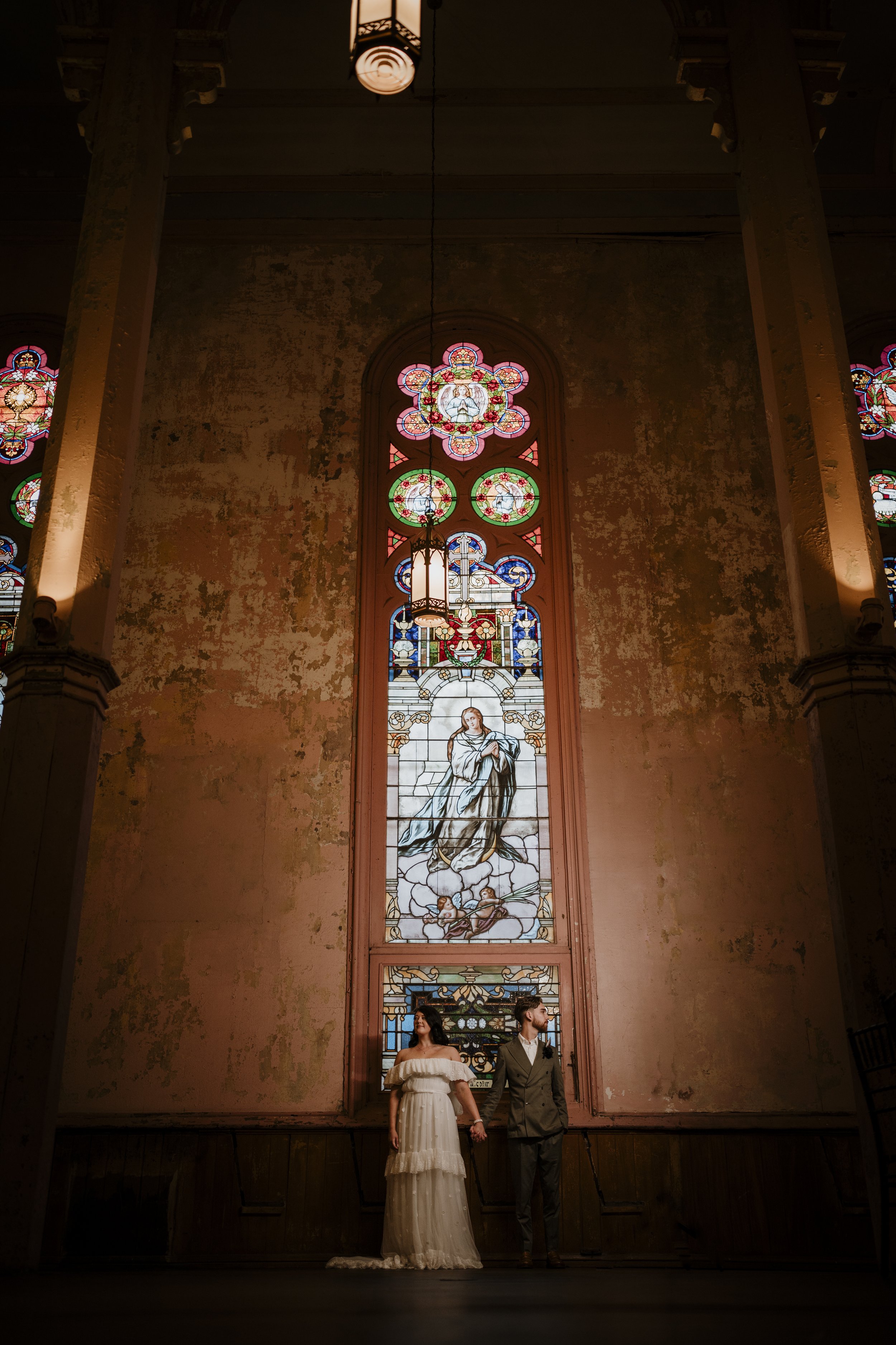 Grace and Cody’s New Orleans destination wedding at Hotel Peter and Paul in the Marigny, New Orleans.