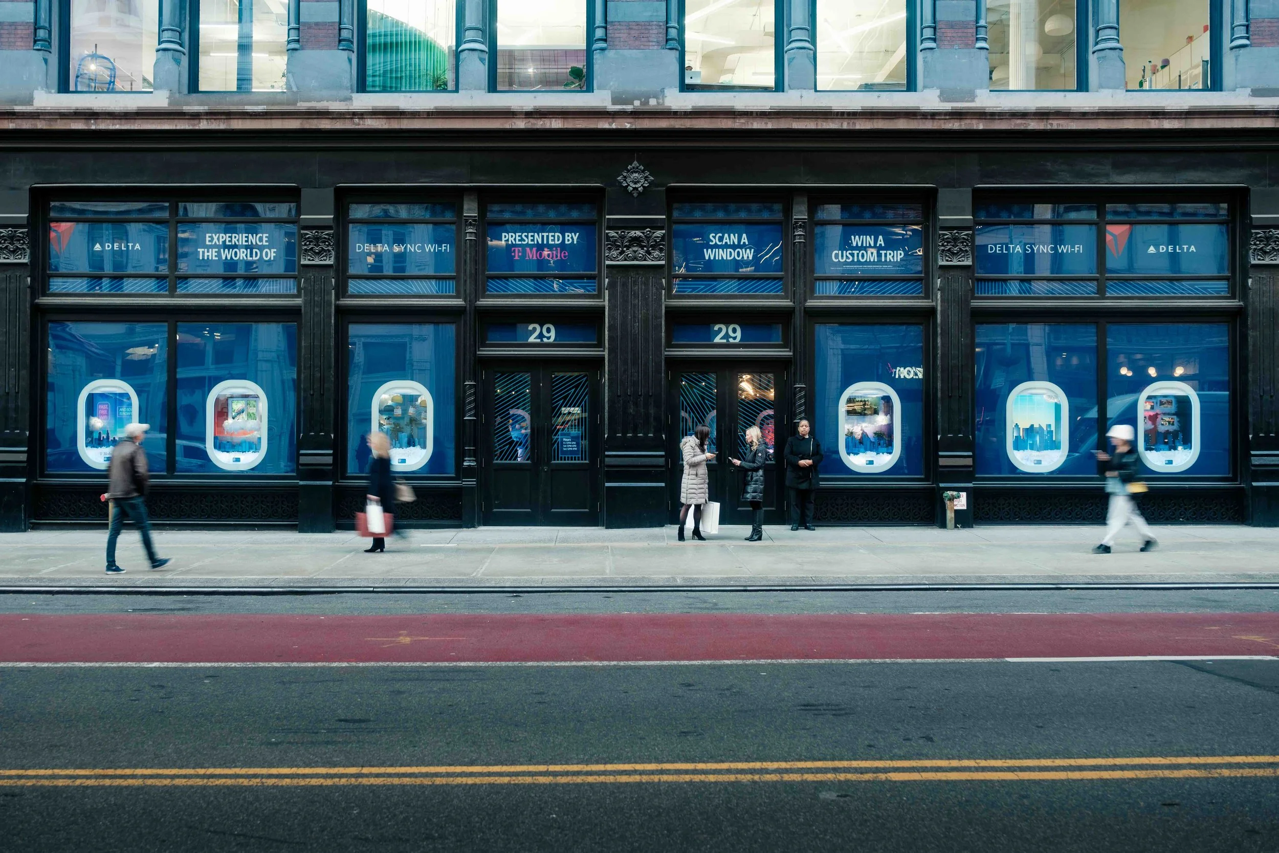  Delta Sync Winter 2023 NYC Brand Activation 