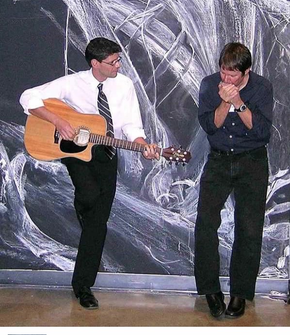 "Knockin' on Heaven's Door," with Davey at 30th Anniversary Party of AU's MFA Program in Creative Writing, 2010