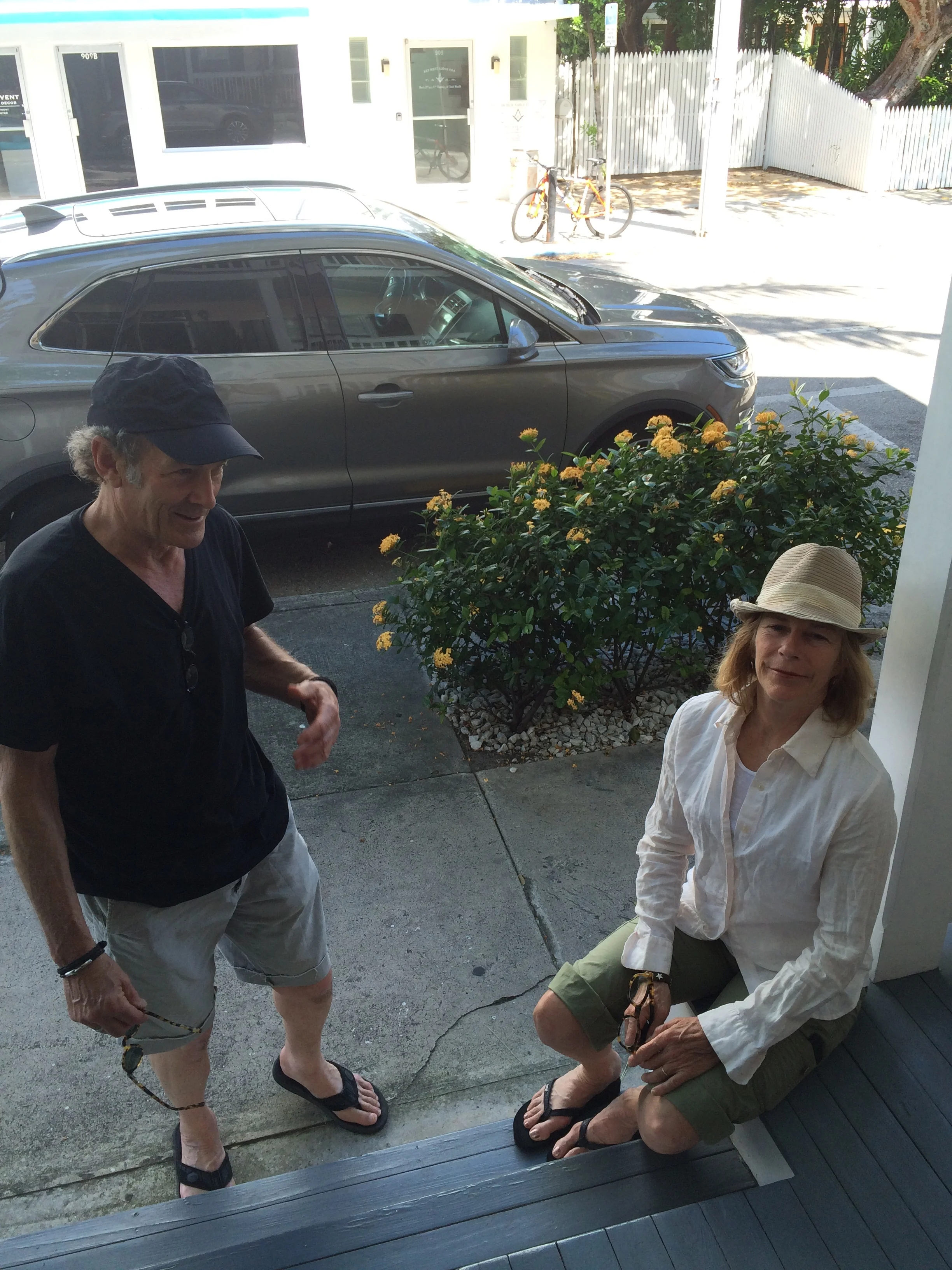 Jim and Jane with us in Key West, 2017