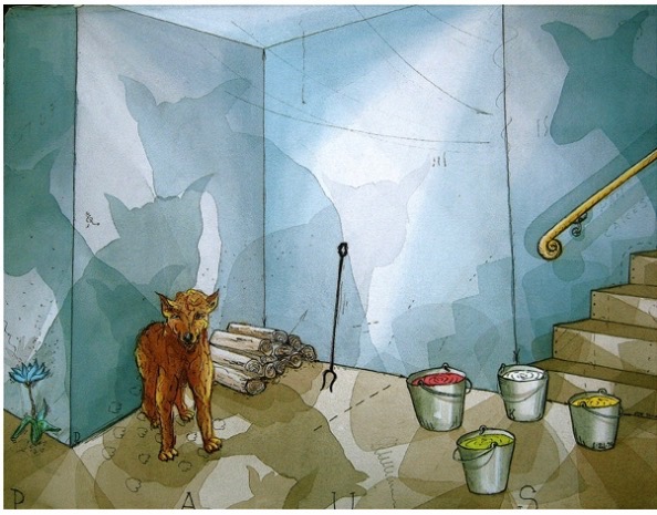 Pause, from Jim Youngerman's "Shadow Series"