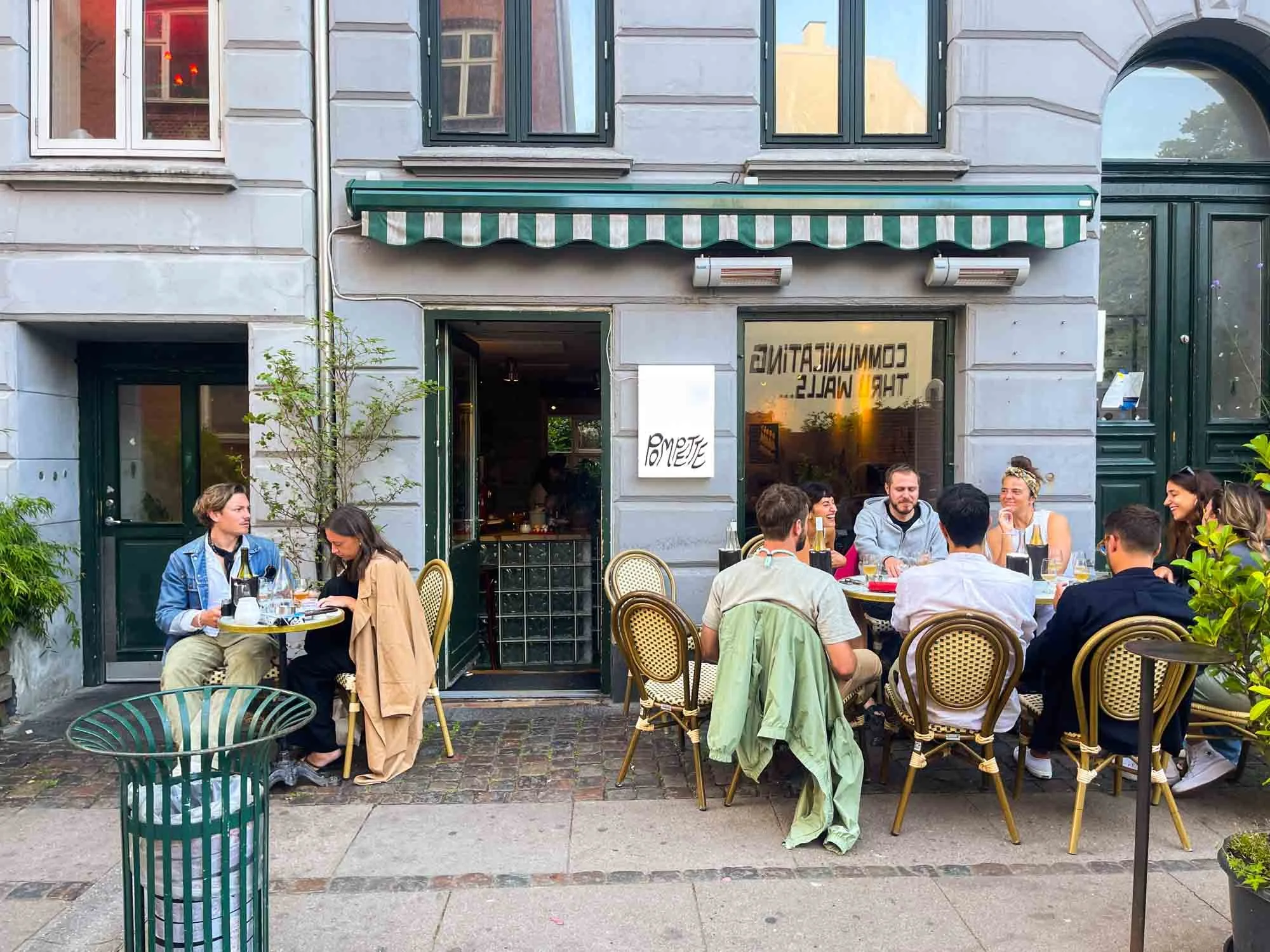 Pompette natural wine bar in Copenhagen, Denmark