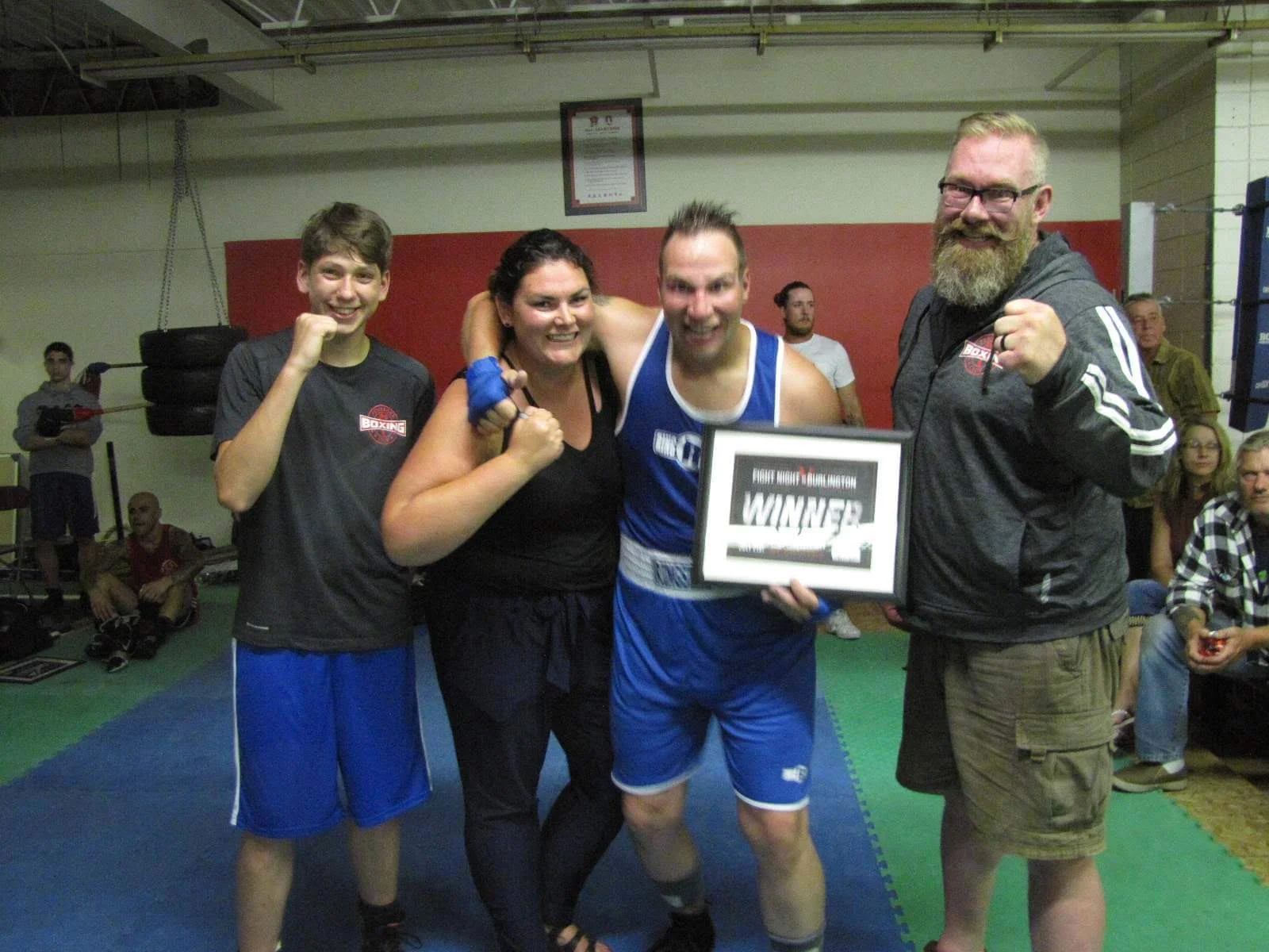 Greg wins in his debut in Burlington