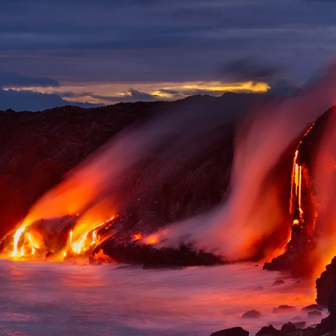Lava + Big Island’s color: red