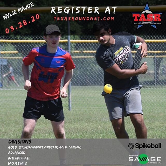 Registration for the Wylie (NE Dallas) Major is open!