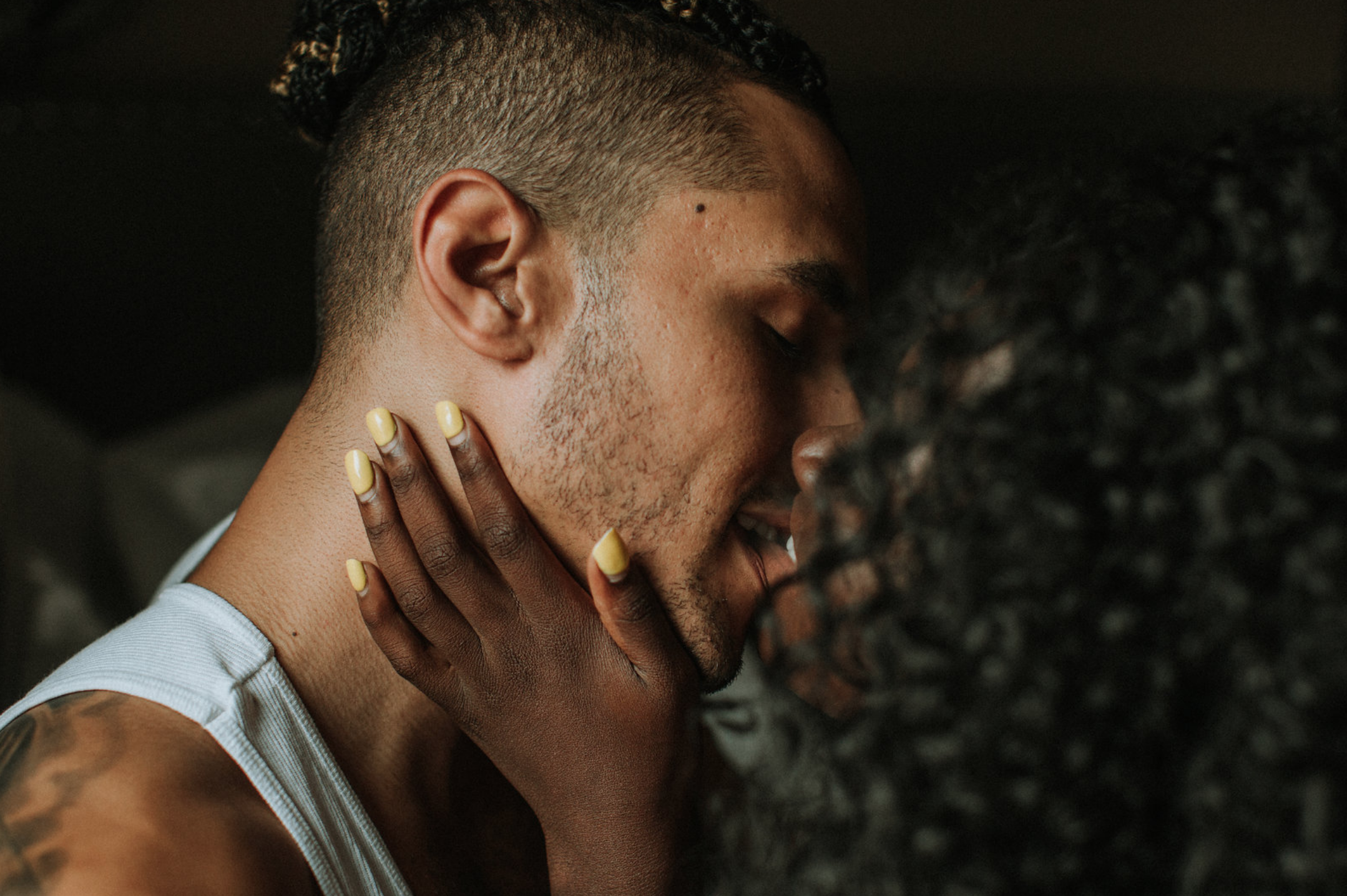 Couple Boudoir black love