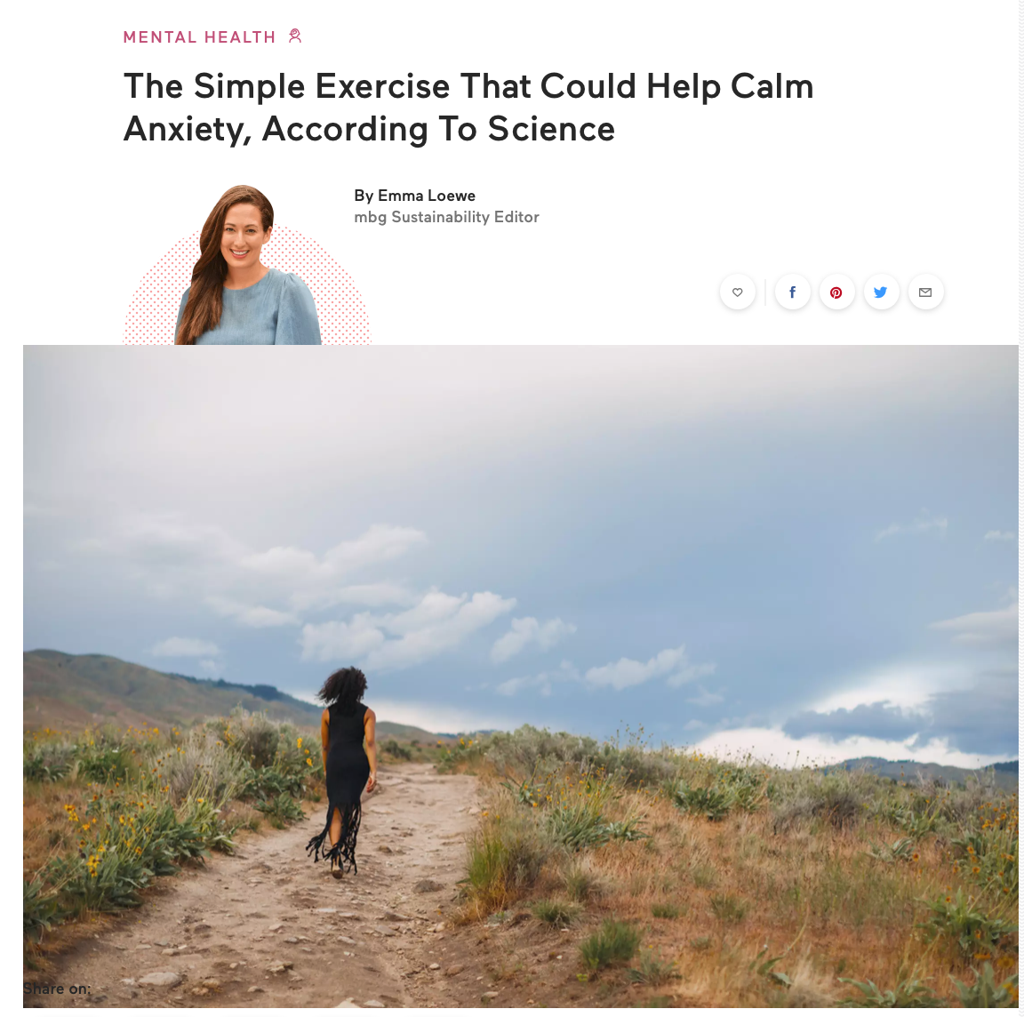 Leah Flores for Mind Body Green