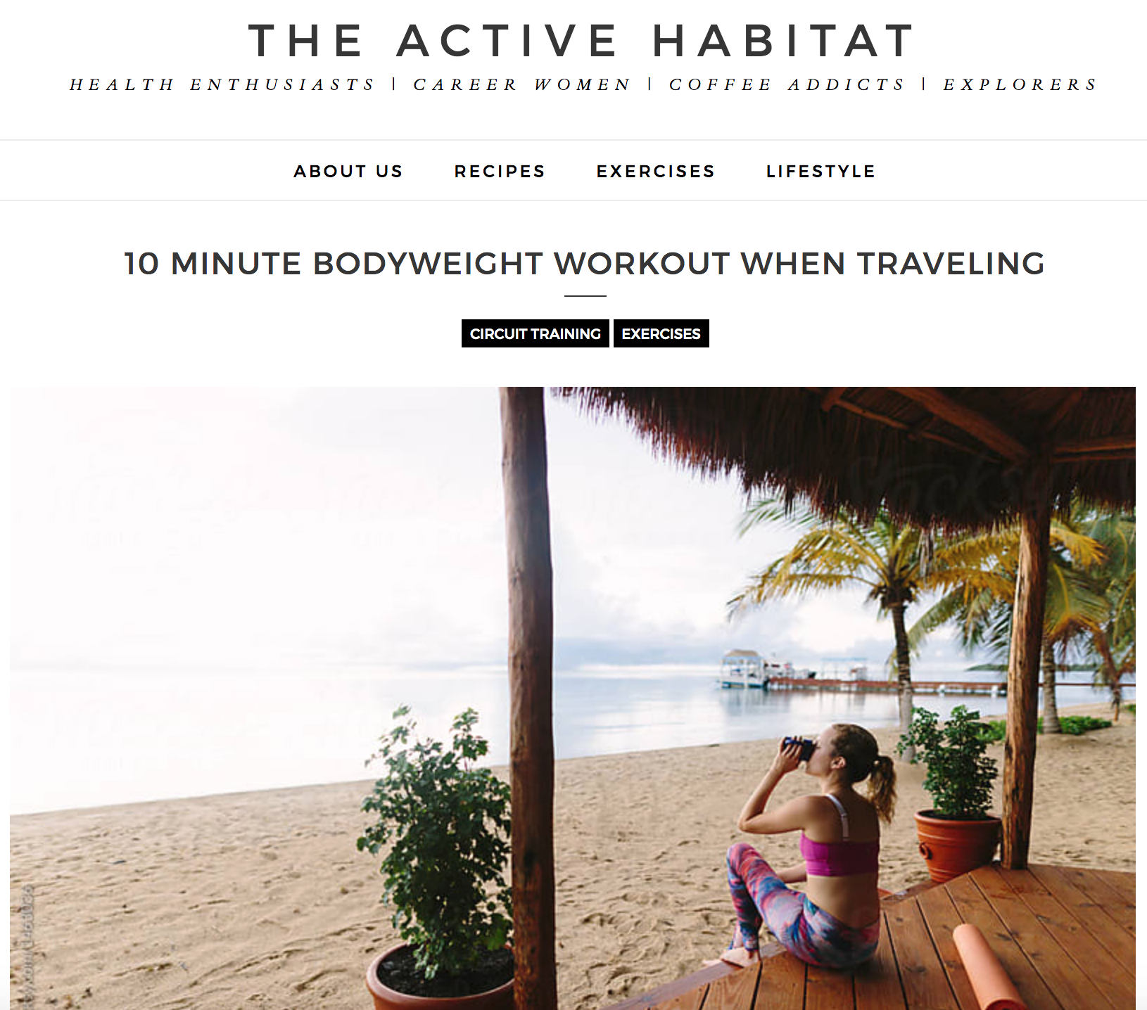Leah Flores for the Active Habitat