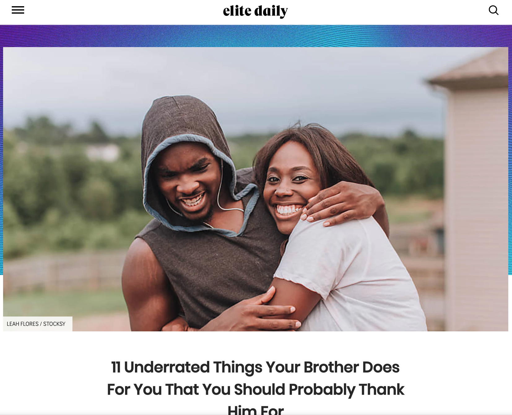 Leah Flores for Elite Daily
