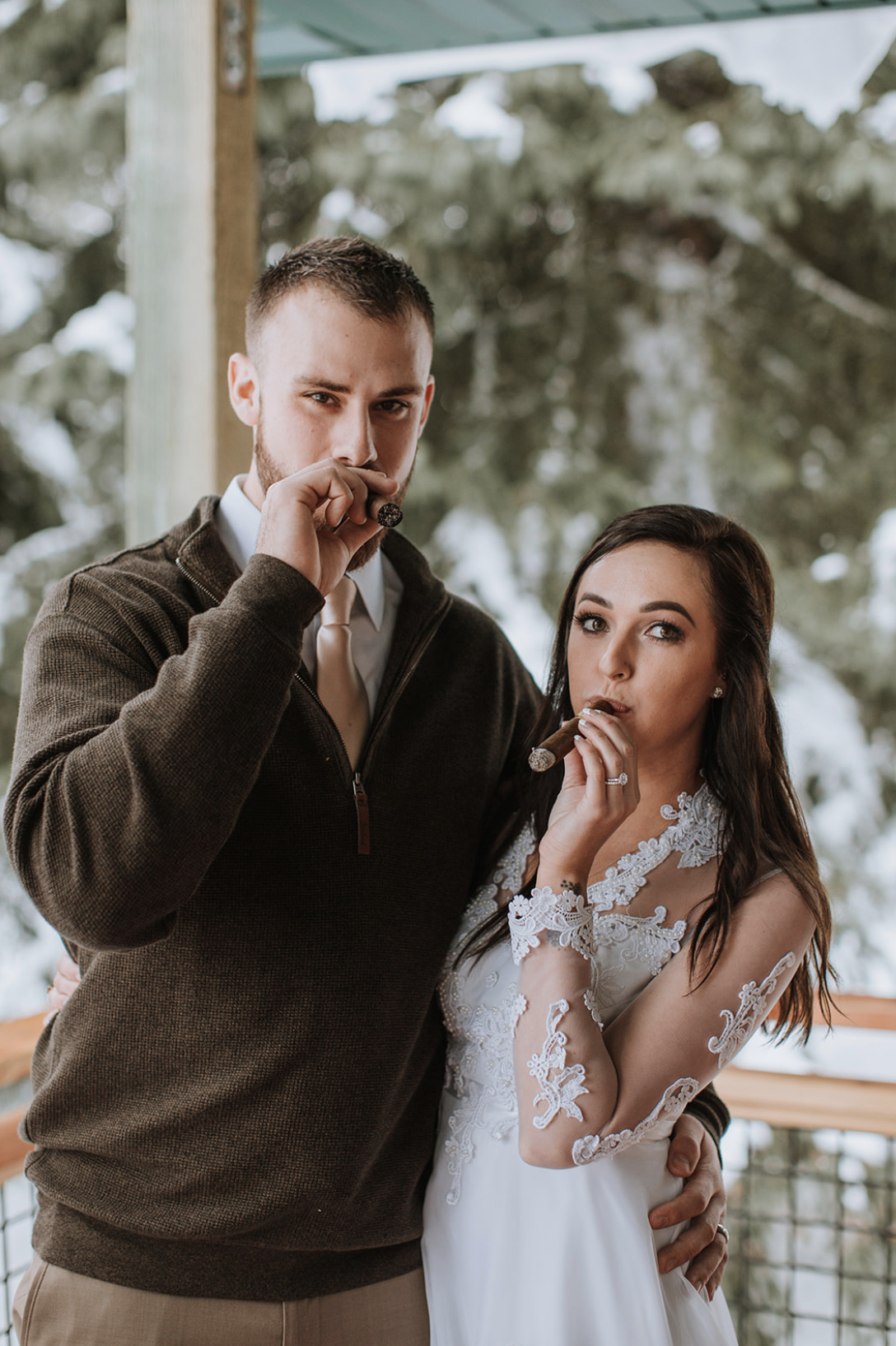 Cascade Idaho Winter Elopement Wedding Photography Leah Flores