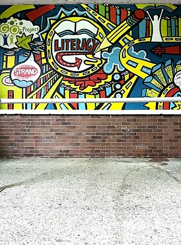 "Literacy" Strand Bookstore Mural