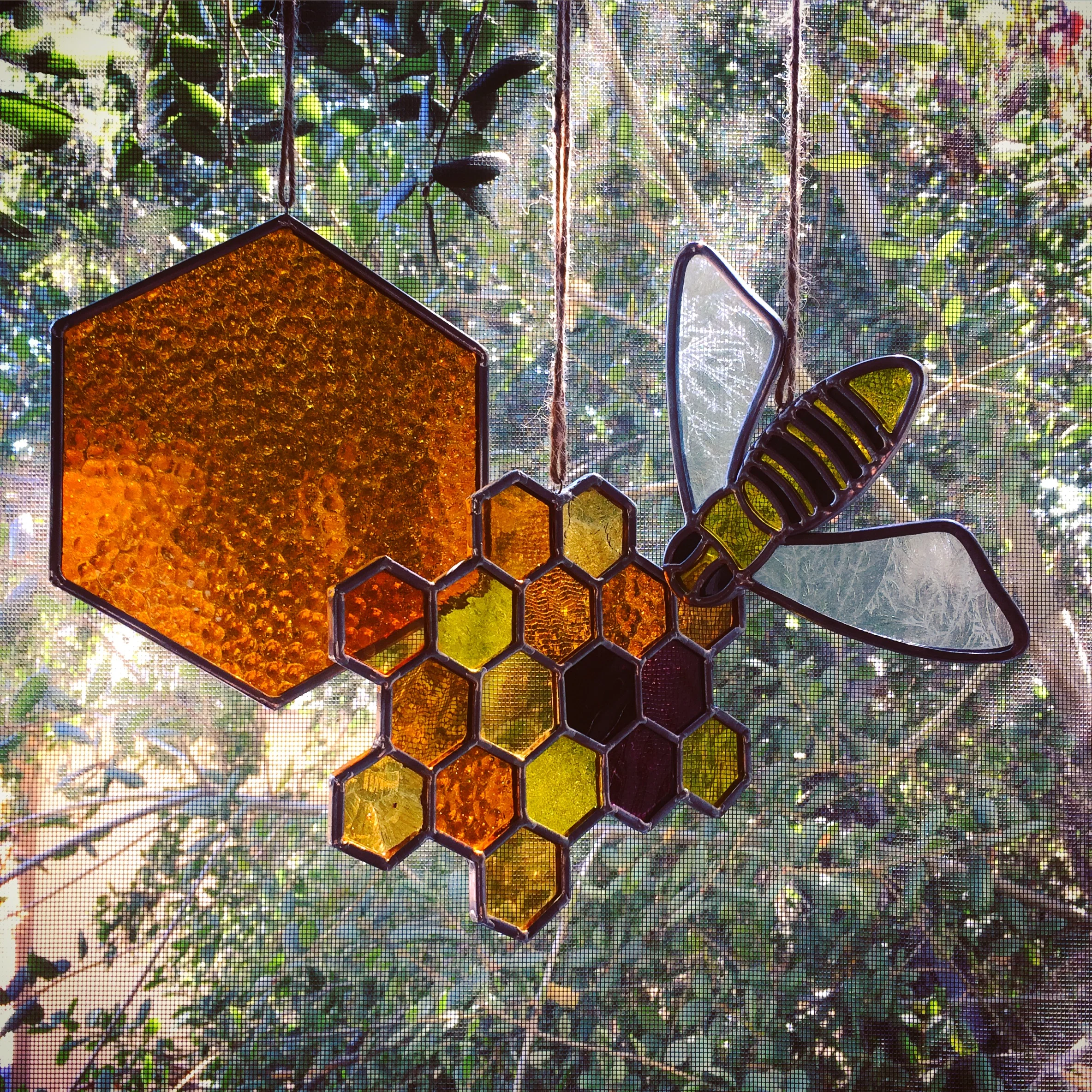 Bee and Honeycomb