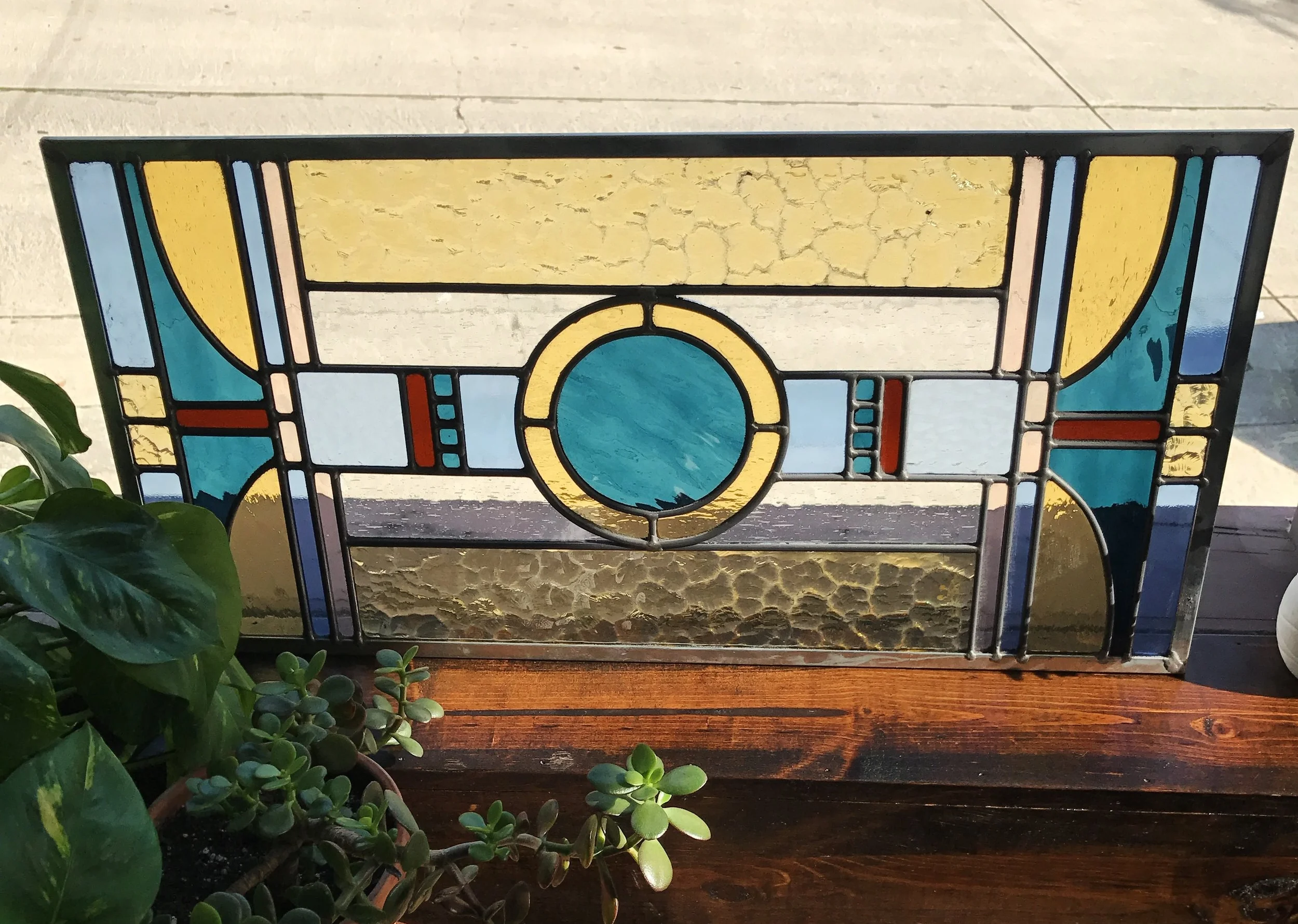 Deco Panel in Muted Tones