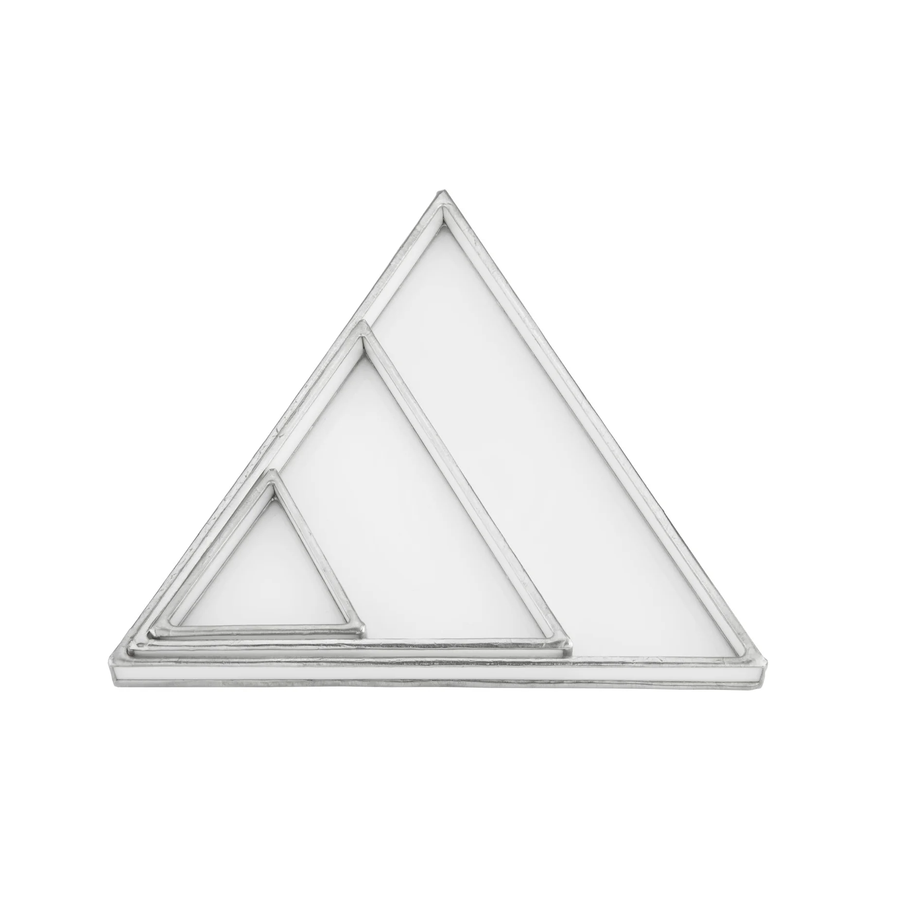 White Glass Nesting Trays