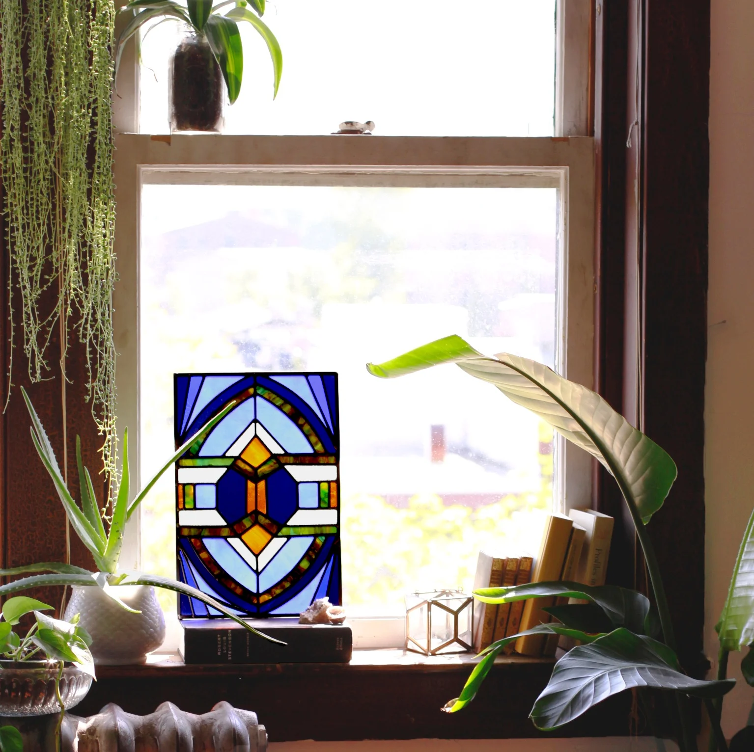 Small Blue Deco Panel