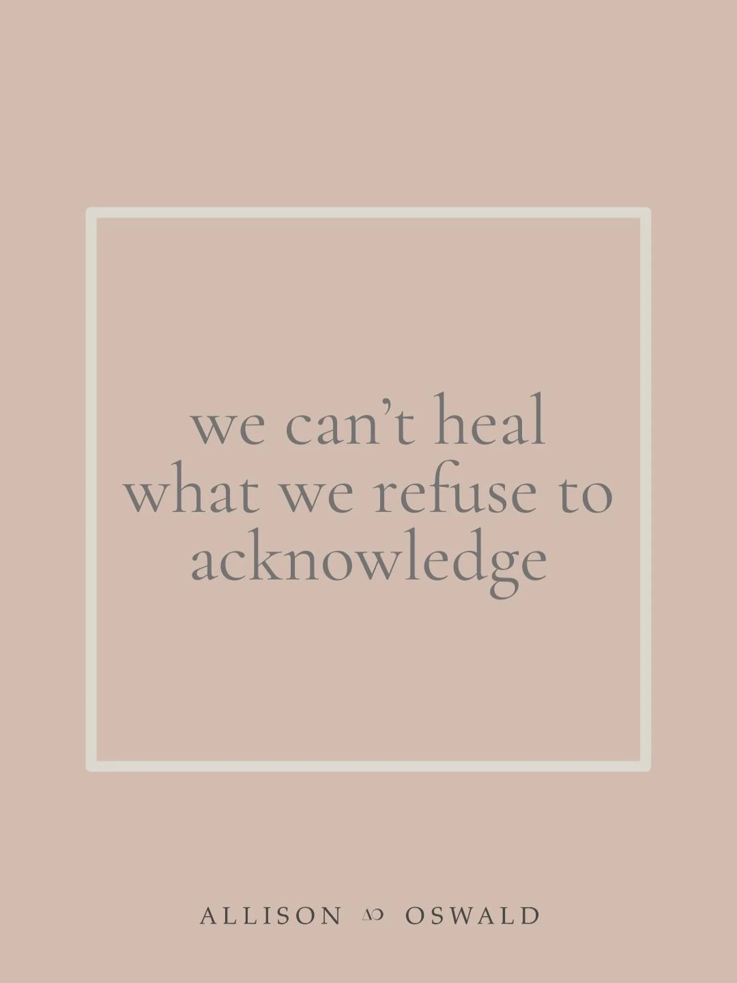 Acknowledgement coupled with compassion is a great start ✨ 

Check out my digital studio for resources to support your pelvic wellness.