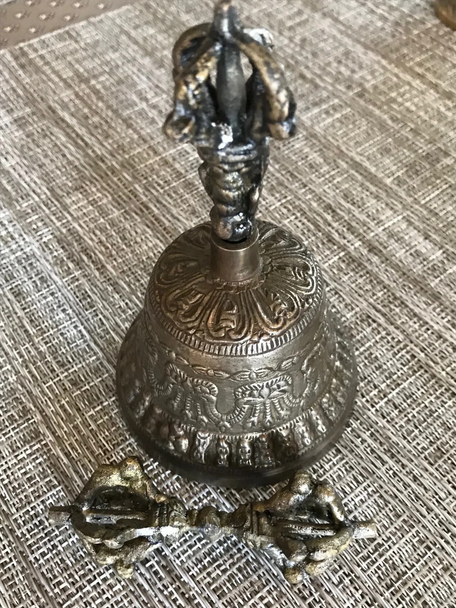 Temple bell with dorje