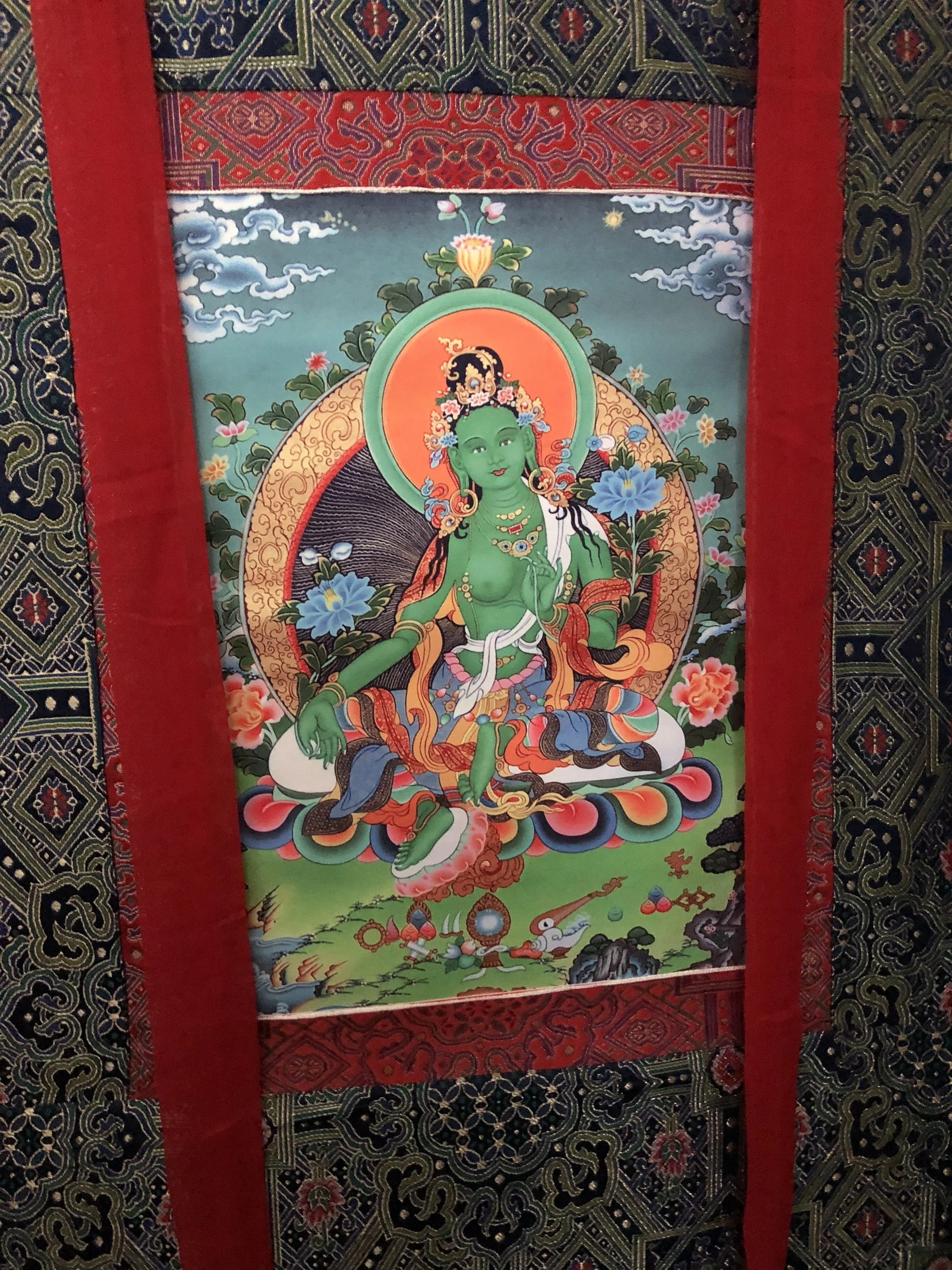 Green thangka