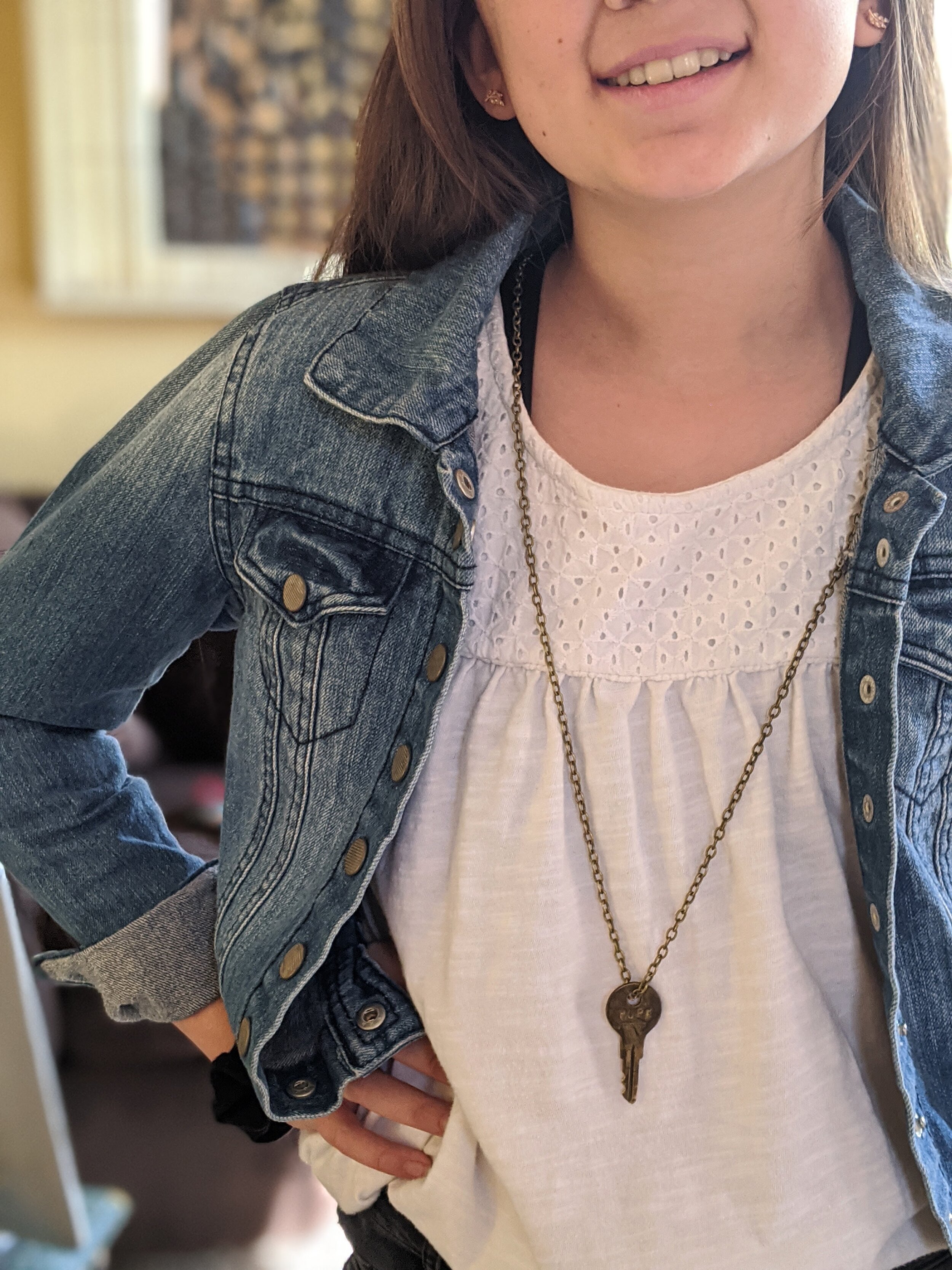 Custom Stamped Key &amp; Chain