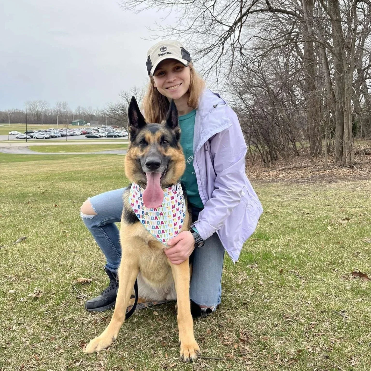 Energetic Milwaukee pet sitter from City Paws Pet Care on an outdoor excursion with pet, representing our team's commitment to providing active dog walking and exercise.