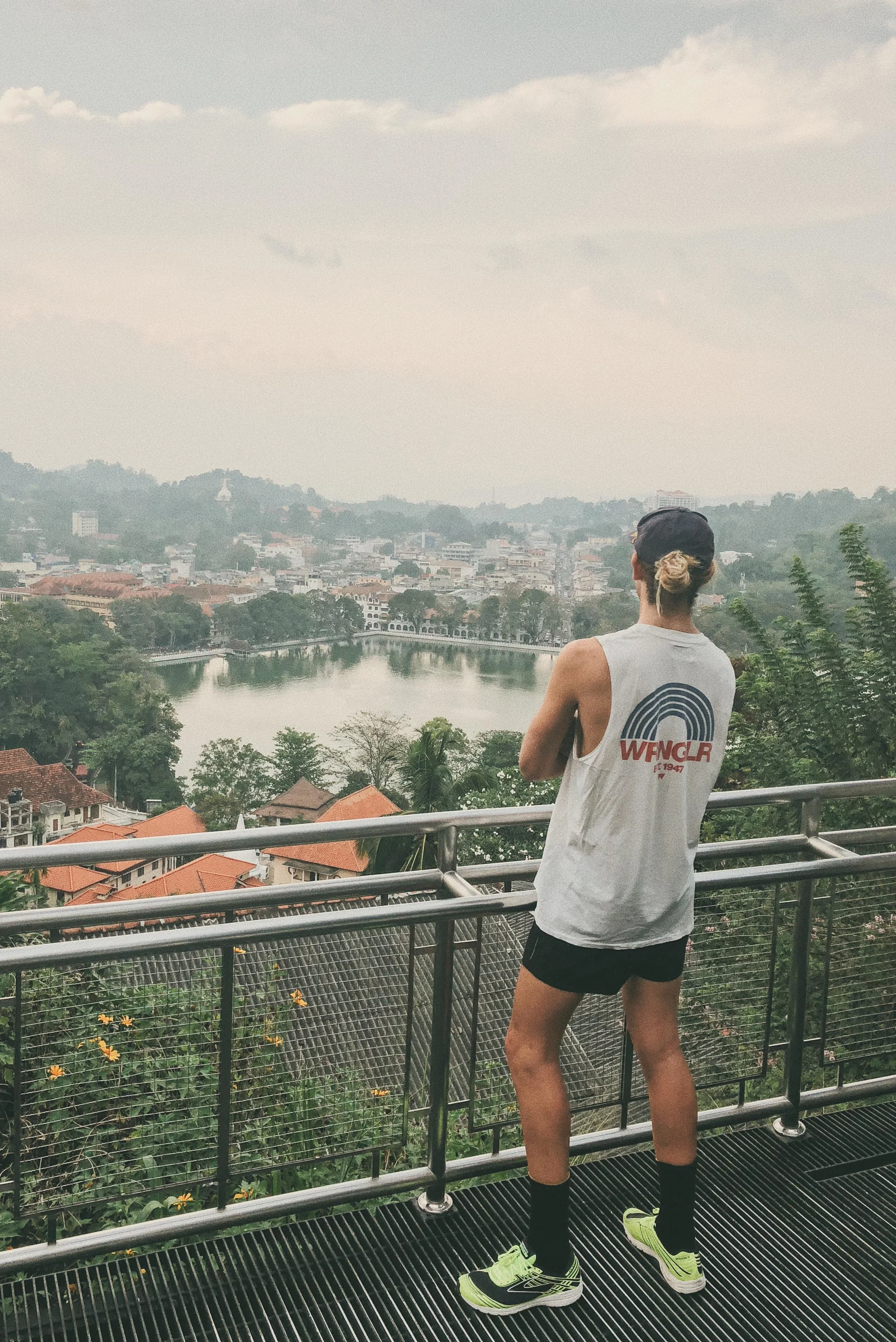 Made a point of running past the view point on top of town in Kandy.
