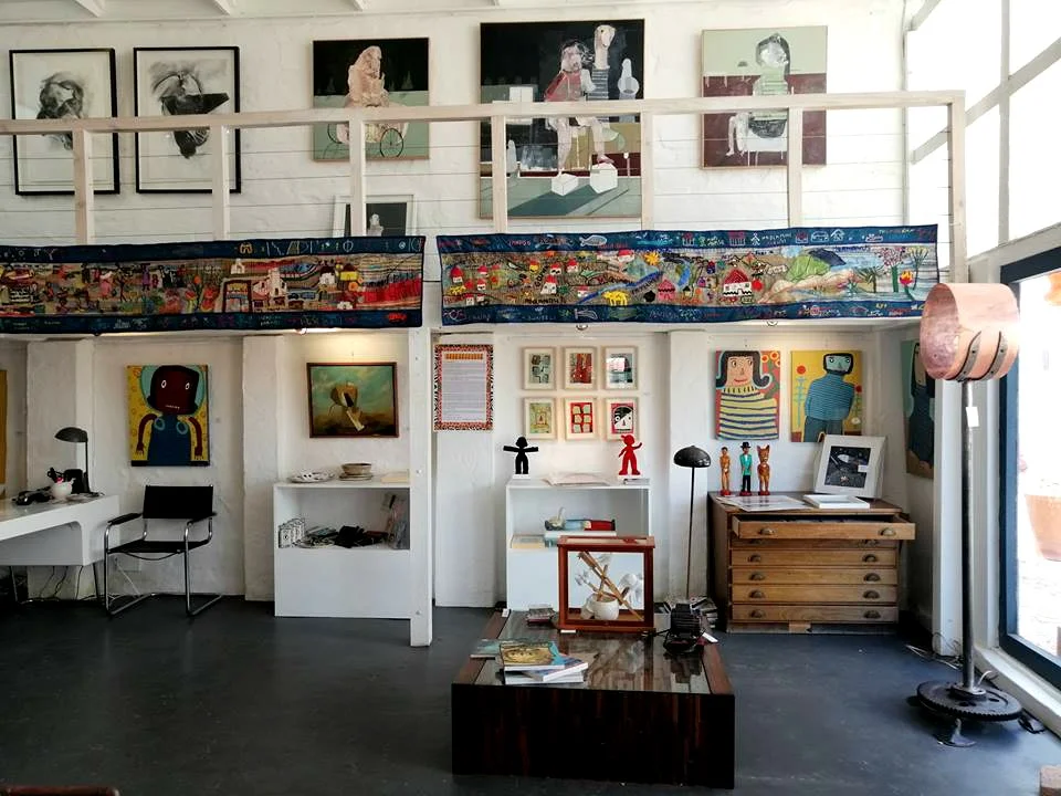2018 - The living tapestry up at Kunskantoor Gallery in Hermanus.