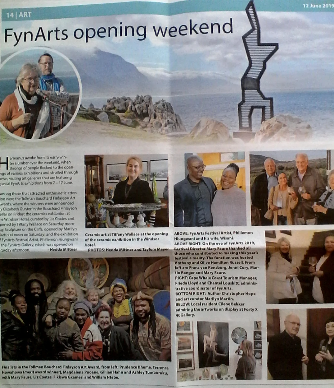 2019 - Fynarts group exhibition at Bouchard Finlayson.