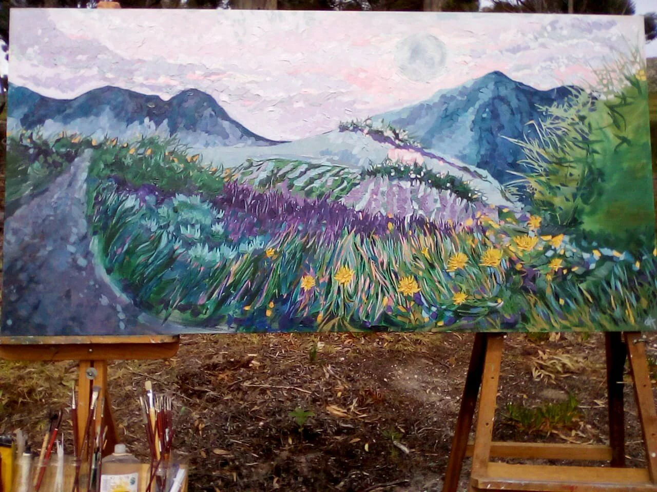 SOLD, The Moon Dance, 1m x 2m
