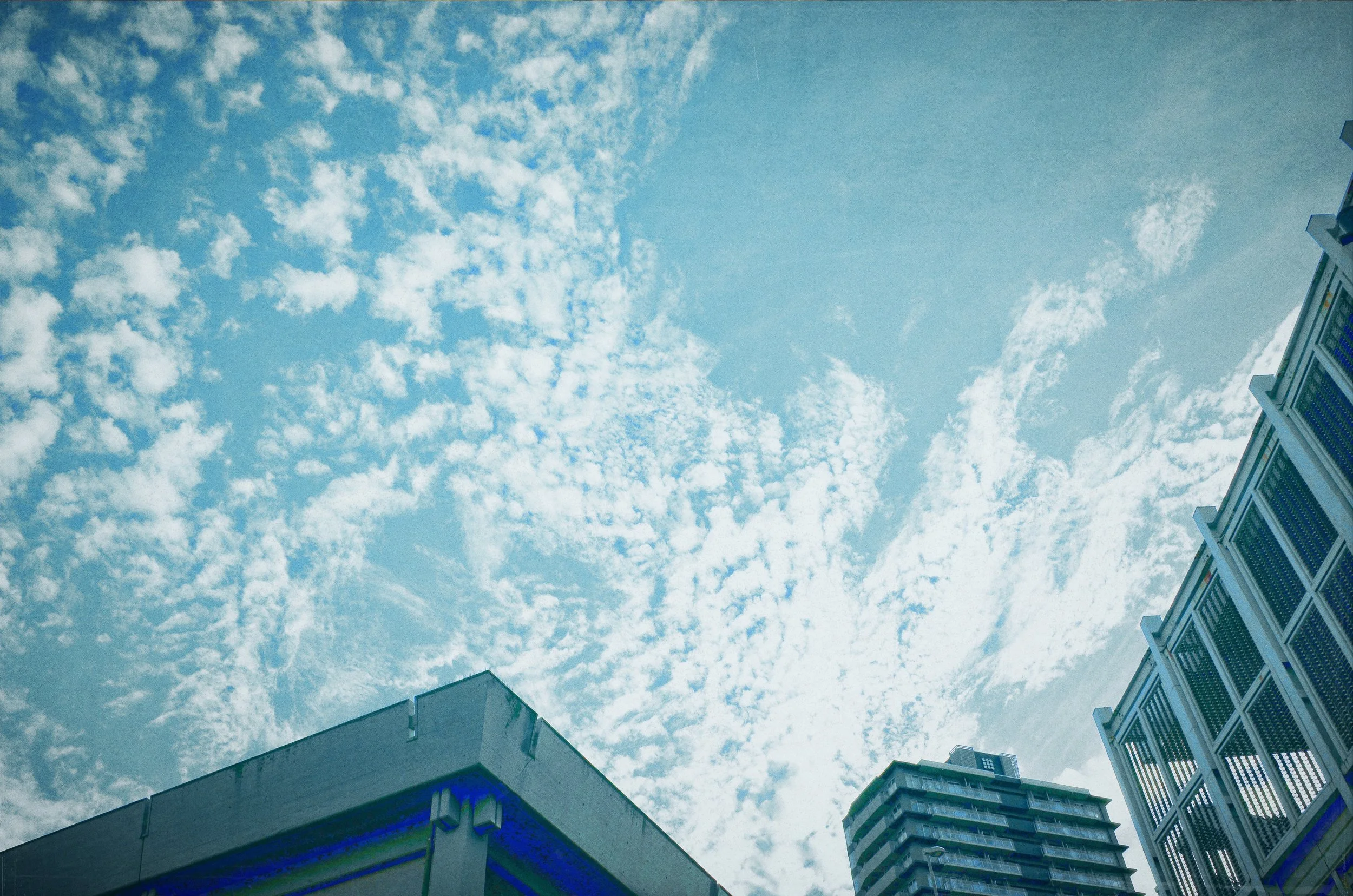 "CLOUD TRAILS: BLUE SKIES"