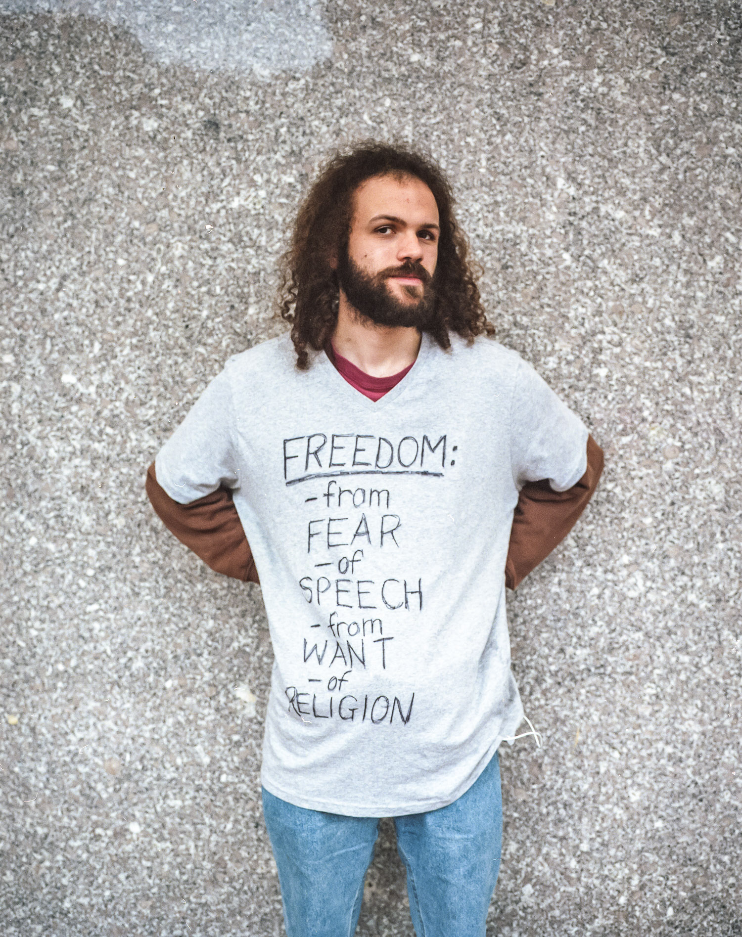 Devin Morse from New York City "Straight, cisman, feminist here for everyone else."