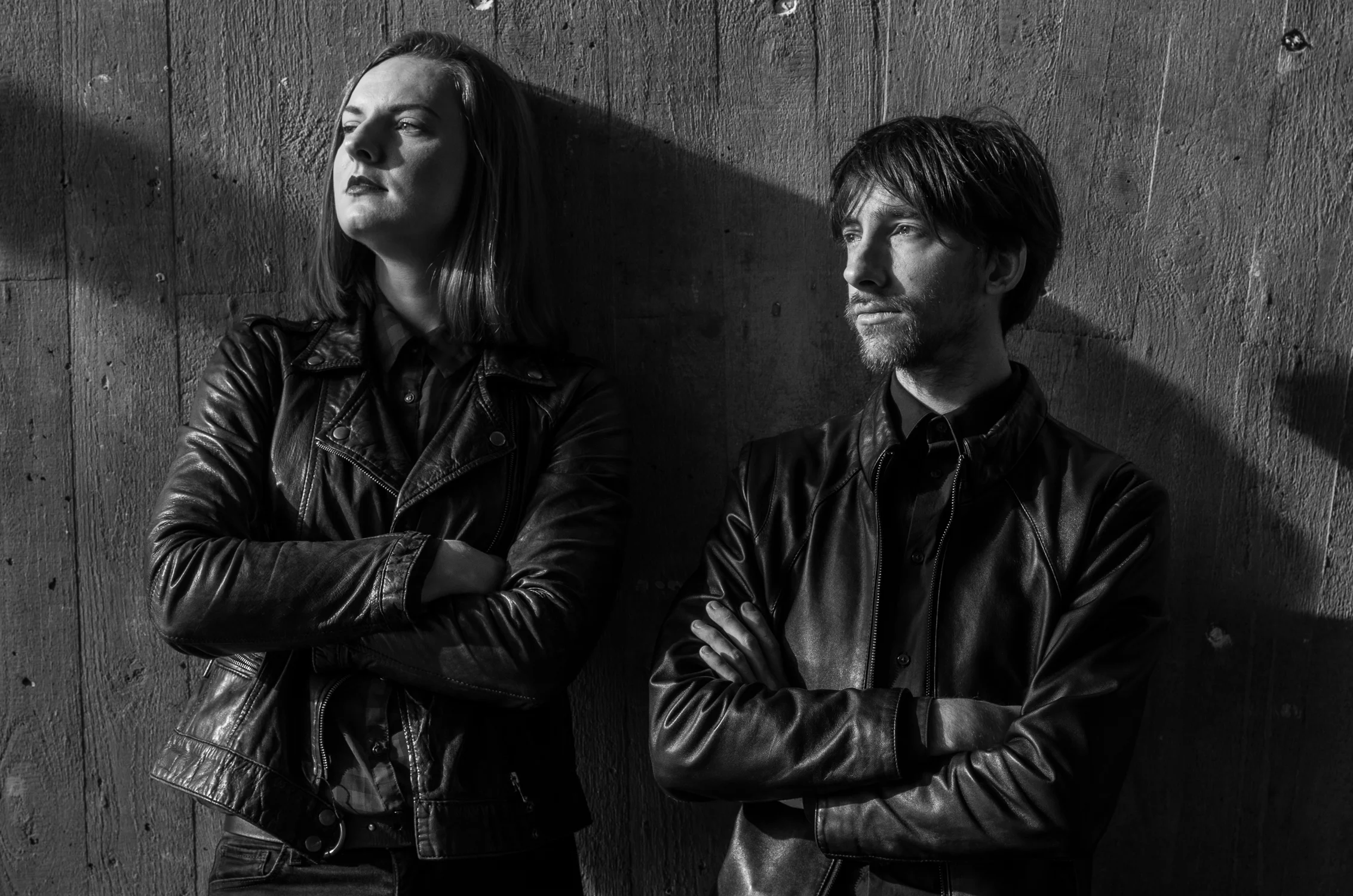 Contemporary music ensemble “Mixed Sound Personnel” (Viktoriia Vitrenko and Lucas Gerin) in Stuttgart, Germany.
