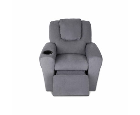 kids grey recliner