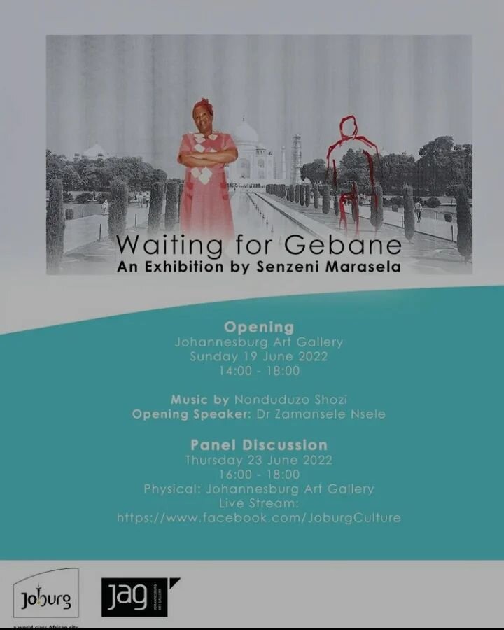 VIAD (Visual Identities in Art and Design) is pleased to announce that our Research Associate @senzenimarasela  will have an exhibition opening on June 19th, 2022, titled "Waiting for Gebane," which will be followed by a panel discussion on