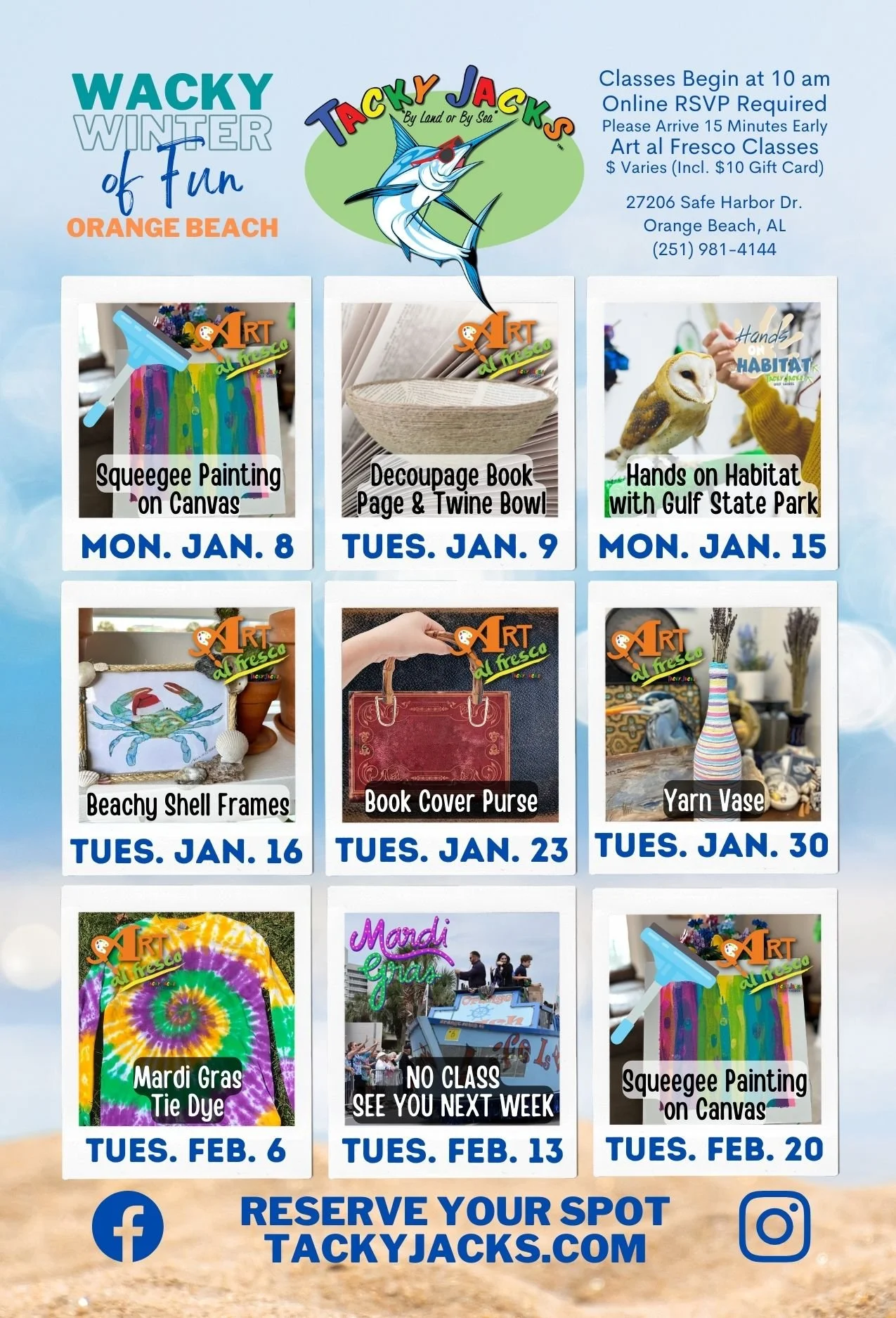 Locations Orange Beach — Tacky Jacks Seafood Restaurant and Tavern