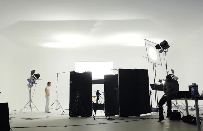 Shooting video for De Volkskrant, Amsterdam 2012