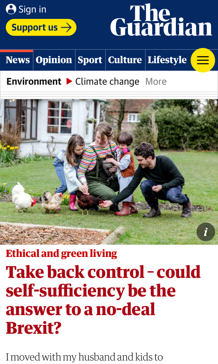 Guardian: self-sufficiency