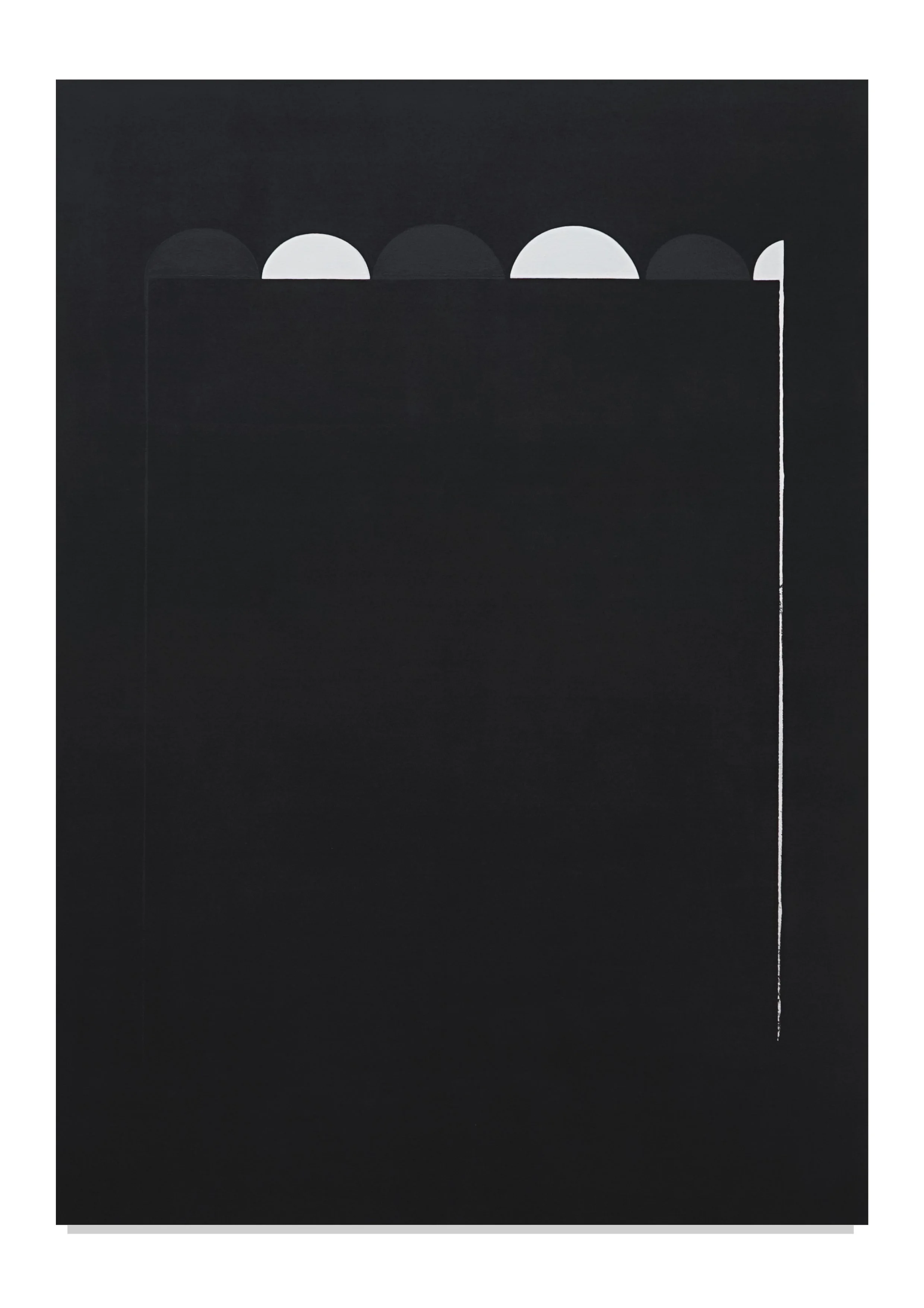 Miami Beach (black II), 140x100 cm, acrylic on cotton, 2018.jpg