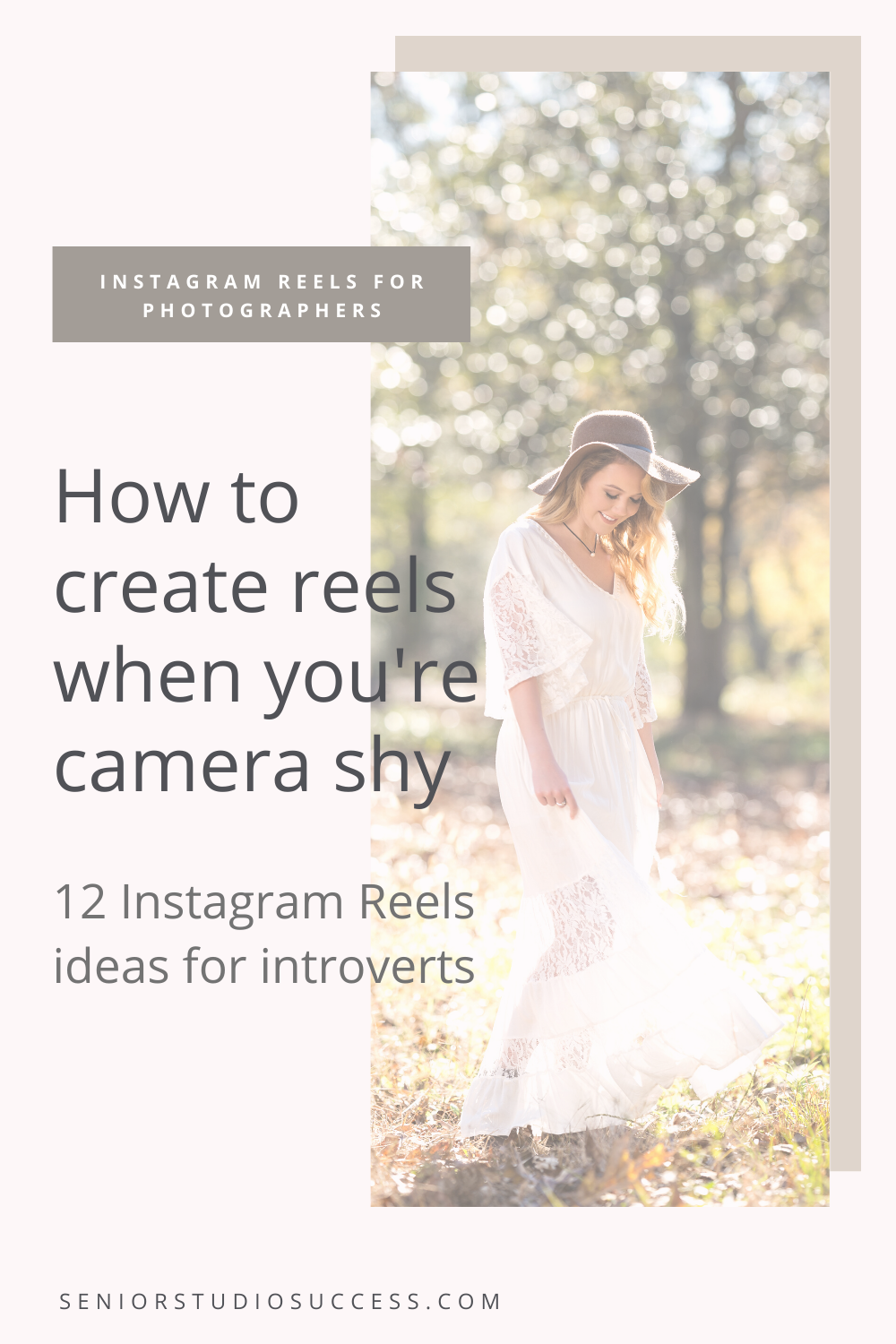 Creating INSTAGRAM REELS for Photographers 