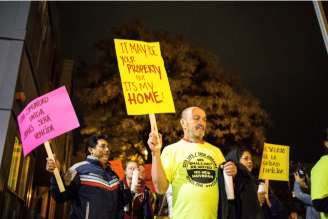 Anti-displacement event in Boston