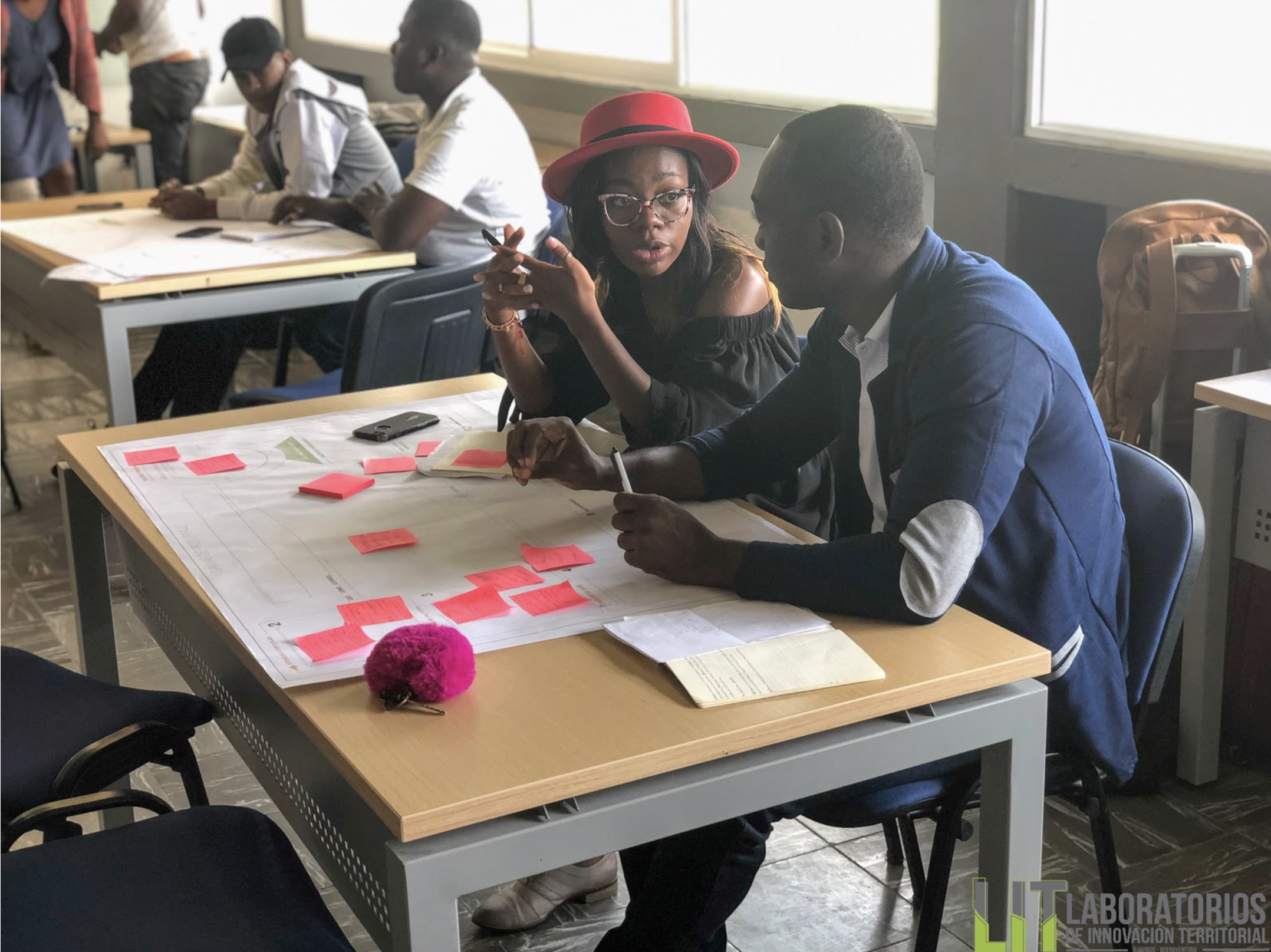 Laura Torres and José Edward Arroyo, participants of the Territorial Innovation Lab in Buenaventura, Colombia. 2018-19.