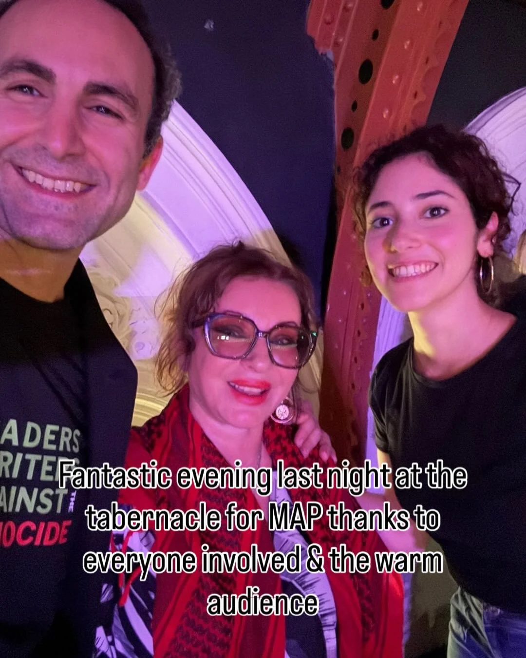 Many thanks to everyone for being there last night and making it a beautiful evening @khalid3bdalla @rakayaesime @medicalaidpal and Rakie Ayola, Tina Grace, Andy Hamill, Sooth sayers @idris.rahman_  @bellaamatthews Kad Achouri and friends and Noga Le